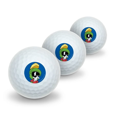 Looney Tunes Marvin The Martian Novelty Golf Balls 3 Pack