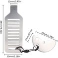 thumbnail image 3 of Security Device User Friendly Locking Metal Door Security Metal Door Reinforcements 2pcs/Set for Household Hotel, 3 of 7