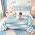 thumbnail image 3 of Erosebridal Abstract Striped Full Size Comforter Sets,Minimalist Stripe Bedding Comforter Set,Reversible,3-Piece,1 Comforter and 2 Pillowcases, 3 of 7