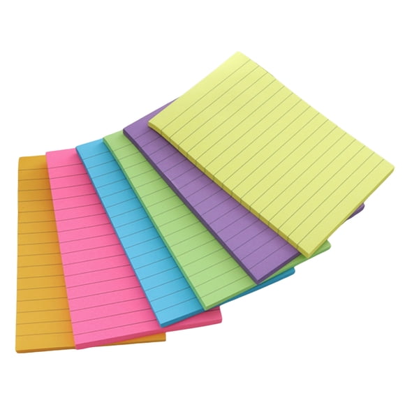 Adhesive Notepads 300/360pcs Morandi Colors Lined Sticky Notes Residue-free Smooth Writing Easy to Remove Sticky Notes