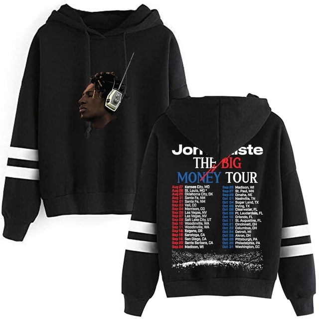 Jon Batiste Big Money Jerseys sin bolsillo barras paralelas manga ropa de calle