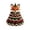 Fox Crochet Christmas Tree Kit#2, variant on DIY Crochet Christmas Tree Kit, Animal Christmas Tree Crochet Craft Kit, Complete Handmade Holiday Decoration Set, Great For Indoor Tabletop Seasonal Display And Xmas Home Styling(Fox)
