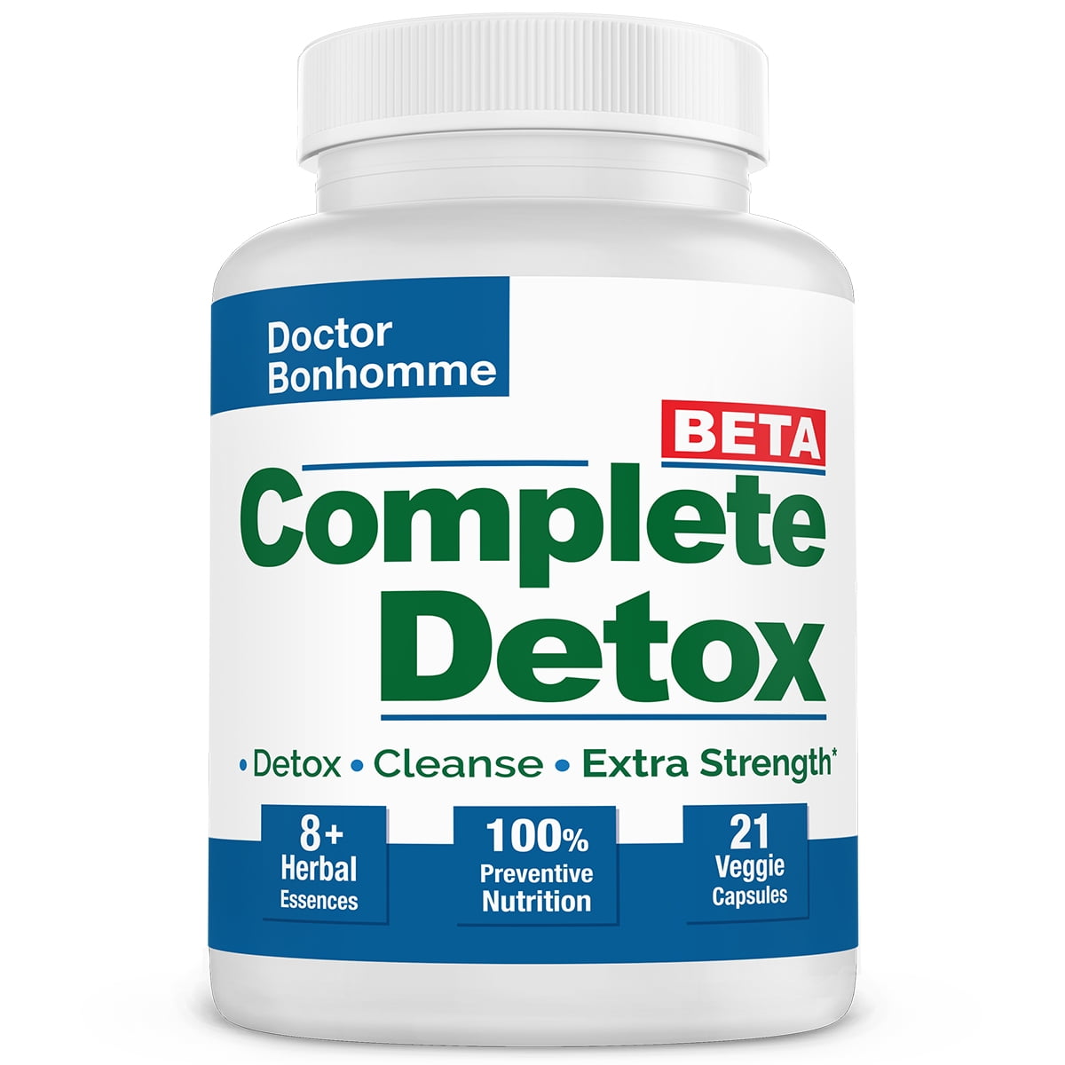 Complete Detox [BETA Formula ]7 day 21 Caps ? Accelerated whole body detox  with laxative for most thorough cleanse