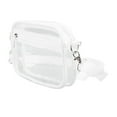 thumbnail image 1 of Bolsa Transparente, Bandolera Transparente De PVC De Gran Capacidad, Bolsa Transparente De Hombro Plegable Para Conciertos, Eventos Deportivos, Natación, Playas, 1 of 7