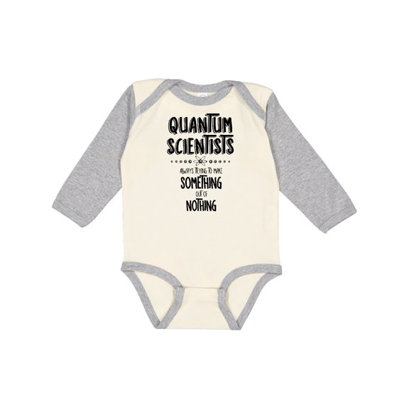 Inktastic Quantum Scientists Boys or Girls Long Sleeve Baby Bodysuit