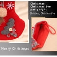 thumbnail image 2 of Naiovety Decoración navideña para ventana, regalo colgante de Navidad, bolsa de almacenamiento para aperitivos, decoración para el hogar, Kits de decoración para fiestas Animal, 2 of 6