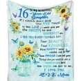 thumbnail image 1 of LHSHID Custom Blanket 16 Year Old Girl Birthday Gift Ideas Gifts for 16 Year Old Girls 16 Year Old Girl Birthday Gifts Blanket, 1 of 9
