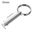 thumbnail image 1 of 6 Sizes Quick Release 316 Stainless Steel Marine Grade Ball Pin Rowing Boat Accessories Deck Hinge Marine Boat Bimini Top 51MM, 1 of 1