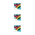 thumbnail image 1 of Transemion Creativity DIY Accessories Embroidery Pillow Kits Hypoallergenic Fabric Gift Type4 3Set, 1 of 6