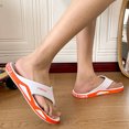 thumbnail image 4 of Willtoo Flip Flops for Women Men Thick Sole Breathable Cushioned Platform Thong Sandals Non Slip Casual Summer Outdoor Beach Slides Slippers, 4 of 4
