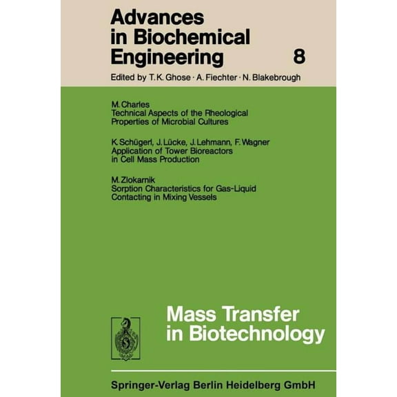 Advances in Biochemical Engineering & Bi Advances in Biochemical Engineering, Book 8, (Paperback)