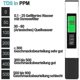 thumbnail image 4 of 3-in-1 TDS Meter - Digital Water Quality Tester and EC and Temperature Meter Measuring Range 0-9999ppm for Water, Plants, Drinking Water, Aquariums, 4 of 5