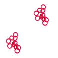 thumbnail image 3 of Sonducket 20 piezas de banda para el cabello de alta elasticidad estilo pijo soporte de cola de caballo ajustable accesorios de cuerda para el rosa fluorescente roja 2Conjunto, 3 of 6