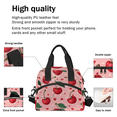 thumbnail image 4 of Herdesigns Cherry Insulated Lunch Bag for Women Men Adults Large Reusable Lunch Box Cute Fruit Leakproof Cooler Tote Bags with Adjustable Shoulder Strap, 4 of 6