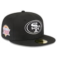 thumbnail image 3 of Men's New Era x Alpha Industries  Black San Francisco 49ers 59FIFTY Fitted Hat, 3 of 5
