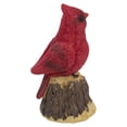 thumbnail image 5 of Northlight 4.5" Red Cardinal Bird on a Tree Stump Christmas Figurine, 5 of 5