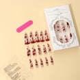 thumbnail image 2 of New Halloween Wearable Nails French Manicure Long Pointed Nails Festive Atmosphere Fake Nails for Women, 2 of 5