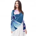 thumbnail image 5 of Dragonfly Elegant Chiffon Yarn Silk Scarf for Women - Translucent and Breathable - 180*73 Size - Fashion Accessory for Summer and Spring, 5 of 6