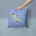 thumbnail image 2 of Carolines Treasures 8350PW1414 Blue Marlin Fabric Decorative Pillow, 14Hx14W, multicolor, 2 of 4