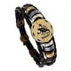 thumbnail image 2 of Pulsera de piel de vaca con cuentas de 12 constelaciones, regalo de cumpleaños personalizado, pulsera de cuero tejida ajustable y de moda, 2 of 6