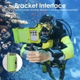 thumbnail image 3 of Shellbox Professional Waterproof Phone Housing 50ft Snorkeling Scuba Diving Case for iPhone Samsung Universal Smartphones Underwater Protective Cover for Outdoor Swimming Surfing with Lanyard(Green), 3 of 12