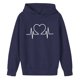 thumbnail image 4 of Sudaderas con capucha para niños y niñas, sudaderas casuales de manga larga, lindas sudaderas de gran tamaño con bolsillo de polar, chaquetas para niñas, 4 of 4