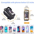 thumbnail image 4 of Bike Phone Mount Bag,MTB Waterproof Bike Frame Saddle Touchscreen Cycling Top Tube Pouch for iPhone Android Cellphones 6.5”, 4 of 5