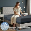 thumbnail image 5 of CHITOOMA 12" Queen Mattress, Memory Foam , Gel-Infused Triple-Layer Bed with Graphene Fabric Cover, Medium-Firm Plus Support, Pressure Relief & Motion Isolation, Mattress in a Box, 5 of 9