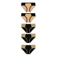 thumbnail image 4 of HUPOM Women Cotton Underwear Womens Underwear Bikini Leisure Tie Banded Waist Multi-color 4XL, 4 of 8