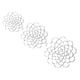 thumbnail image 5 of Soporte para arreglos florales, rejilla floral, acero inoxidable, herramientas fijas, ramo giratorio plata 4 5 6 pulgadas, 5 of 9