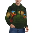 thumbnail image 2 of Salouo Hybrid Parrot in the Forest Pattern Men's Fall Hoodie Sweatshirt,Sport Hoodie with Pockets for Men Pullover Casual Hooded Sweatshirt-XX-Large, 2 of 7