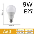 thumbnail image 1 of Bombilla LED de ahorro de energía AC220V, E14, E27, B22, 3w-24w, 3000K, 4000K, 6000K, lámpara con Ce Rohs para decoración Interior de oficina y hogar, 1 of 4