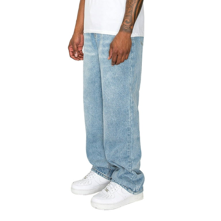 Victorious Men's Essential Baggy Wide Denim Jeans DL999 Victorious Men's Essential Baggy Wide Denim Jeans DL999