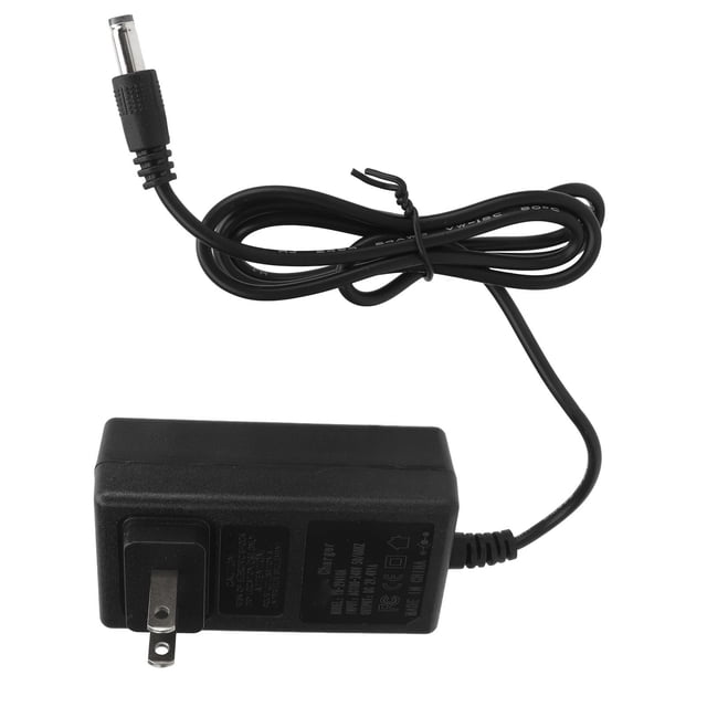 Cargador De Batería De Litio, Enchufe Estadounidense Ignífugo 100-240V Plástico 29,4V 1A Cargador De Batería De Iones De Litio Adaptador De Corriente Para Viajes
