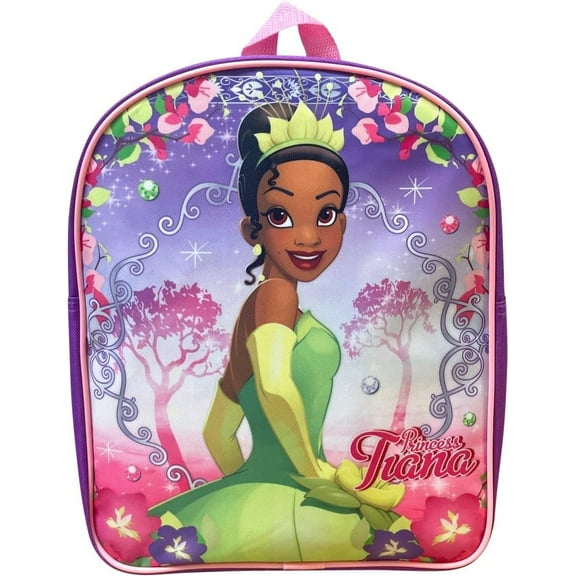 Ruz Princess Tiana Toddler Girl 12 Inch Mini Backpack Pink-Blue