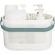 thumbnail image 1 of Cestas de almacenamiento de plástico Rawiri con asas, cesta organizadora de estantes para ducha para baño, cocina, dormitorio, 1 of 7