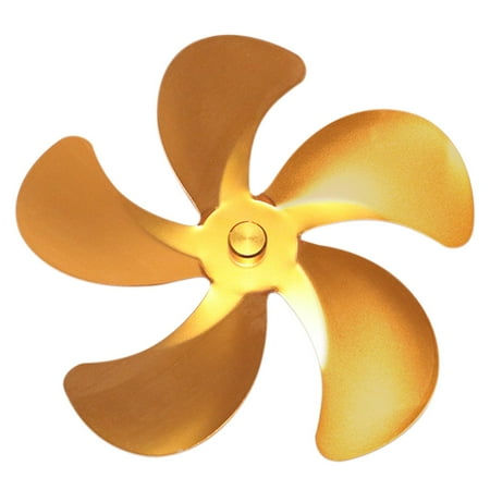 

Vokewalm Stove Fan Blade | Quiet 5 Blade for Wood Stove Fan Heat Powered | Silent Operation Fireplace Fan Blade for Wood/Log Burner/Fireplace (Blades Only)