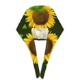 thumbnail image 3 of Kdxio Sunflower Pattern Turban Hat for Women Men Comfortable Adjustable Cleaning Working Cap with Sweatband, 3 of 8