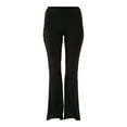 thumbnail image 4 of No Boundaries Flare Pants and 2-Pack, Women's and Women’s Plus, 4 of 6