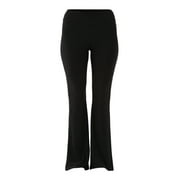 No Boundaries Flare Pants and 2-Pack, Womens and Women’s Plus Sizes XXS-XXL