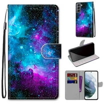 Allytech Galaxy S22 Plus Case with Detachable Hand Strap, Slim PU Leather Flip Phone Case with Card Slots Holder Foldable Stand Magnetic Closure Cover for Samsung Galaxy S22 Plus 6.6" 2022, Galaxy