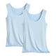 thumbnail image 1 of Pijama de manga corta para mujer, blusa lisa con cuello en U, de 3 piezas, 1 of 4