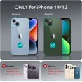 thumbnail image 2 of for iPhone 16 Pro Max Case, Compatible with MagSafe, Shockproof Military-Grade Protection, Magnetic Phone Case for iPhone 16 Pro Max, Classic Hybrid Case (HaloLock), Clear,Black, 2 of 5