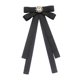 thumbnail image 5 of de lazo para mujeres antes del bowtie joya de joyas de joyería de la cinta de corbata corbata broche de corbata para la camisa casual accesorios Negro, 5 of 8