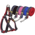 thumbnail image 2 of Arnés de correa para perros, conjunto de collar ajustable, chaleco vaquero con correa para mascotas para perros pequeños, medianos y grandes, correa para gatos y mascotas para entrenamiento de caminat, 2 of 5