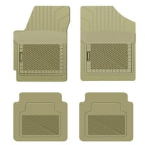 PantsSaver Custom Fit Car Floor Mats for Lexus GS350 2015, 4 pc, All Weather Protection for vehicles, Heavy Duty Weather resistant plastic,Tan