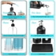thumbnail image 5 of Dispensador de enjuague bucal Bivclaz Glass 500 ml con portavasos negro, 5 of 7