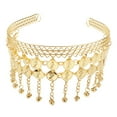 thumbnail image 1 of Diadema de danza del vientre para mujer perfecl con monedas y borlas, 1 of 7