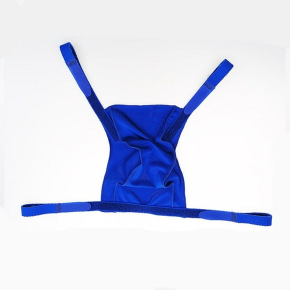 Children Headband Face Mask Head Wearing Respirator Strap Fixed Band Washable Repeatedly Wear-resisting Face Mask Head Cover (Blue)