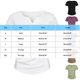 thumbnail image 3 of mfyjkho Tops Bohemios Para Mujer, Camiseta De Tirantes Lisa De Manga Corta Con Cuello En V De Verano Para Mujer, Cómoda Y Regular Tops Para Hacer Ejercicio Para Mujer M, 3 of 4